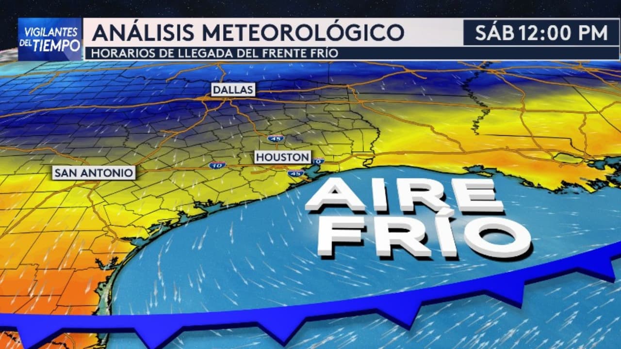 Por debajo del punto de congelación: lo que sabemos de la llegada de un frente frío ártico a Houston