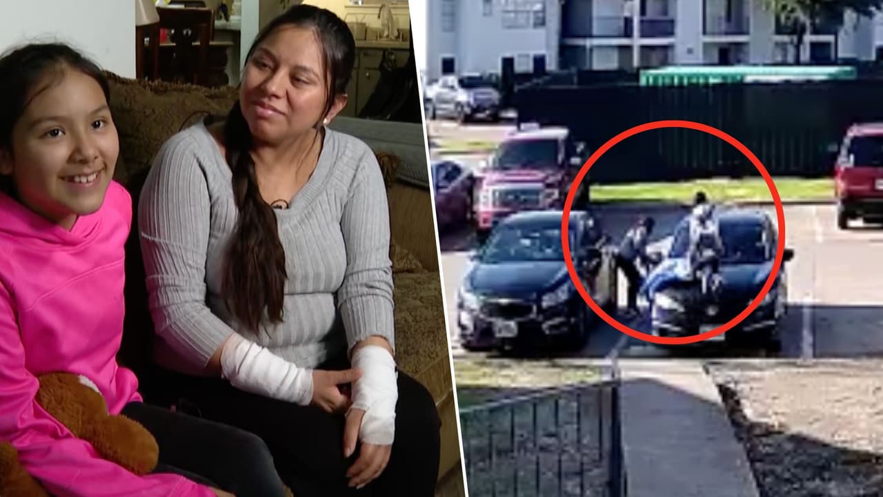 Reyna Gutiérrez y su hija.