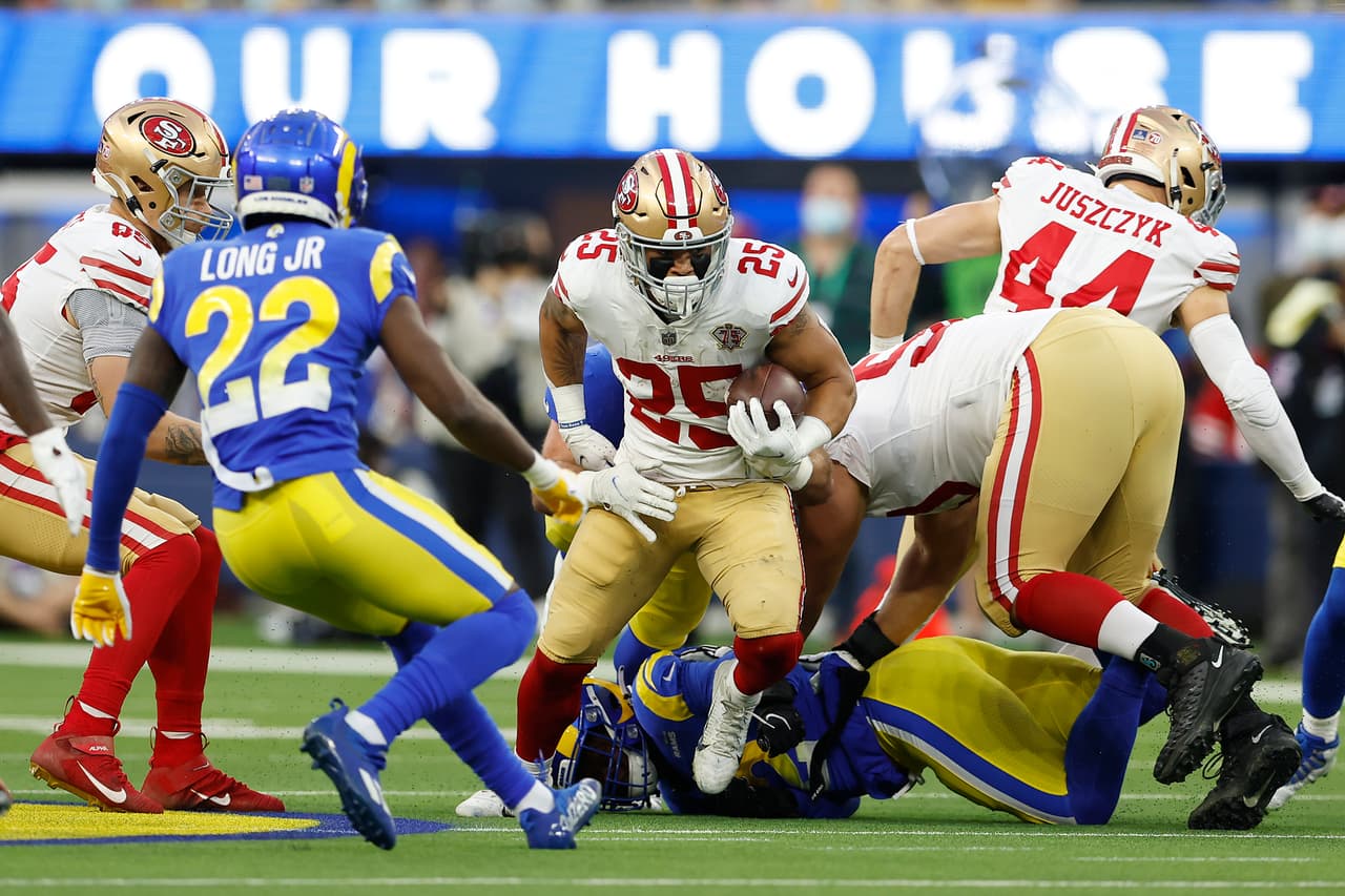 Los San Francisco 49ers se enfrentaron a Los Angeles Rams en la Final de la Conferencia Nacional.