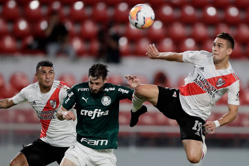 Con goles de Rony, Luiz Adriano y Matías Viñas, Palmeiras golea 0-3 a River y saborean la final de la Copa Libertadores.