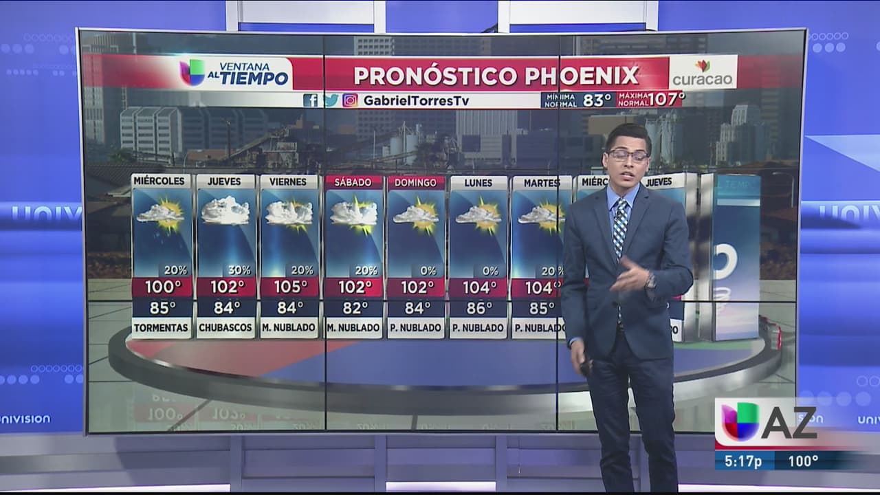 Continúan las lluvias en Phoenix