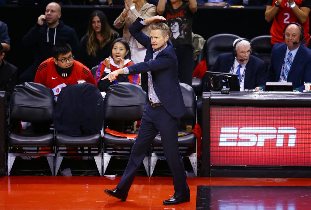 El más grande reto en la carrera de Steve Kerrr como entrenador en la NBA estaba por presentarse.