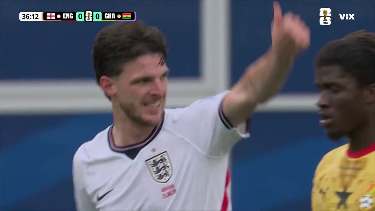 ¡Inglaterra no para de insistir! Rice roza el gol