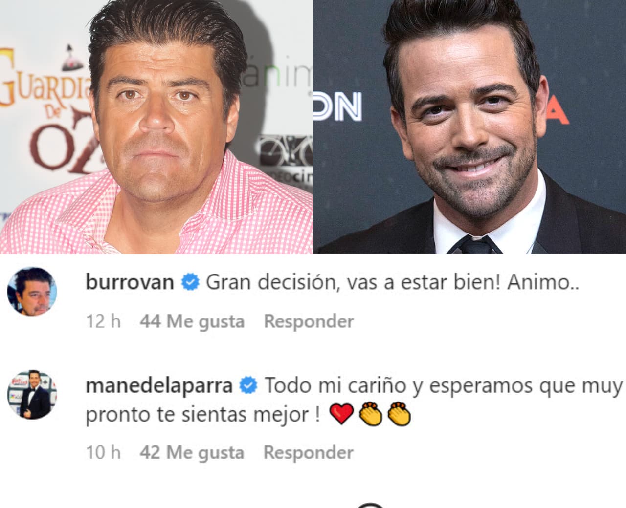 Jorge 'El Burro' Van Rankin y Mane de la Parra, actual 'host' de 
<b>Mira Quién Baila All Stars</b>, le expresaron su cariño.