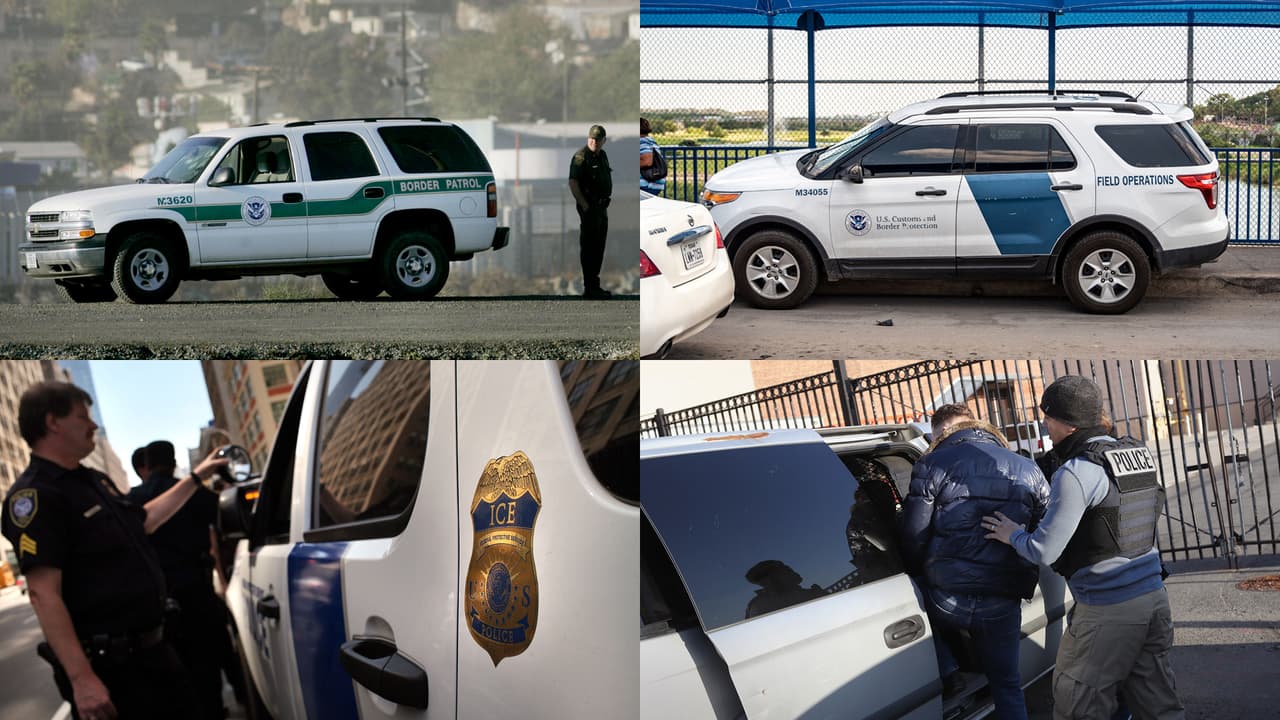 Cómo diferenciar los distintos vehículos que utilizan las autoridades migratorias