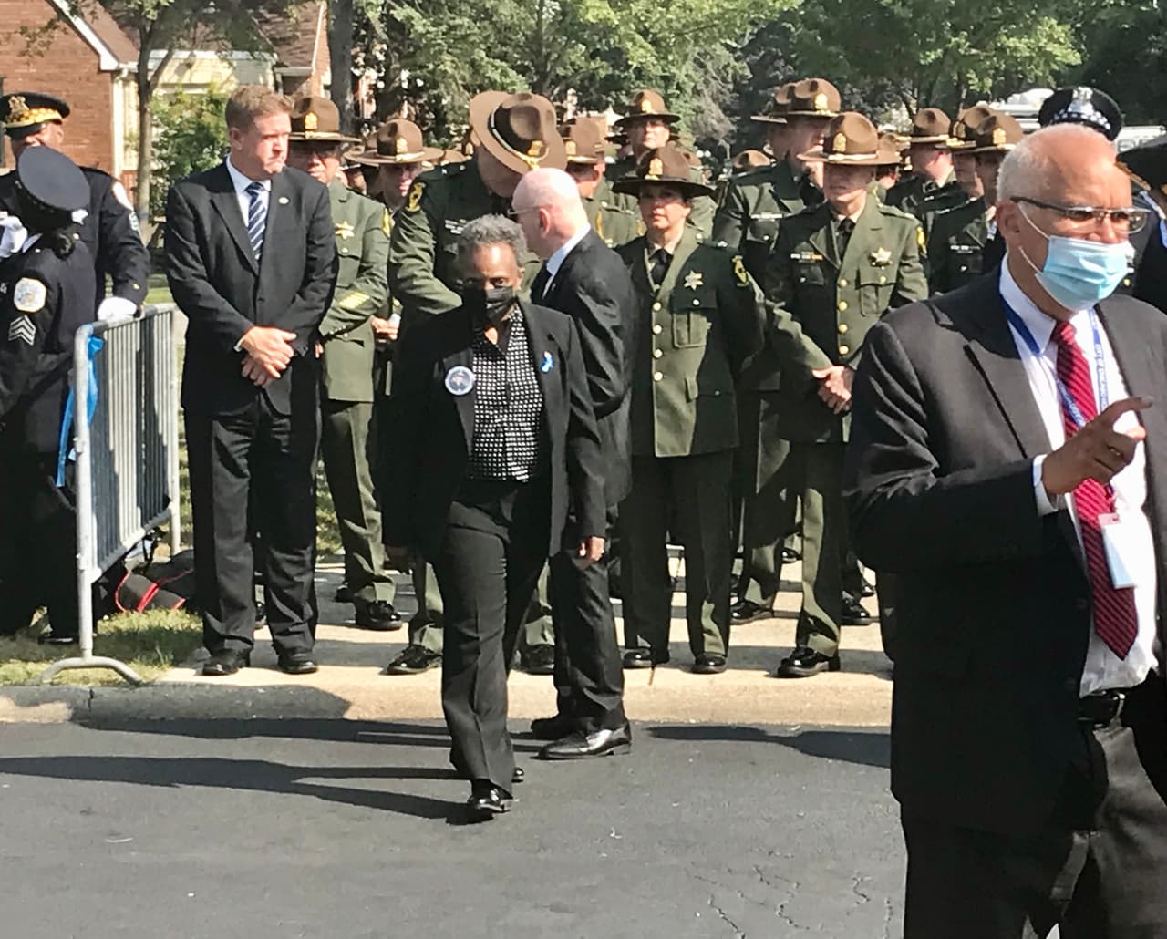 El gobernador J.B. Pritzker, el superintendente de la policía de Chicago, David Brown, y la alcaldesa de Chicago, Lori Lightfoot, entre otros políticos de la ciudad vinieron a agradecer personalmente a la familia French. 
<br>