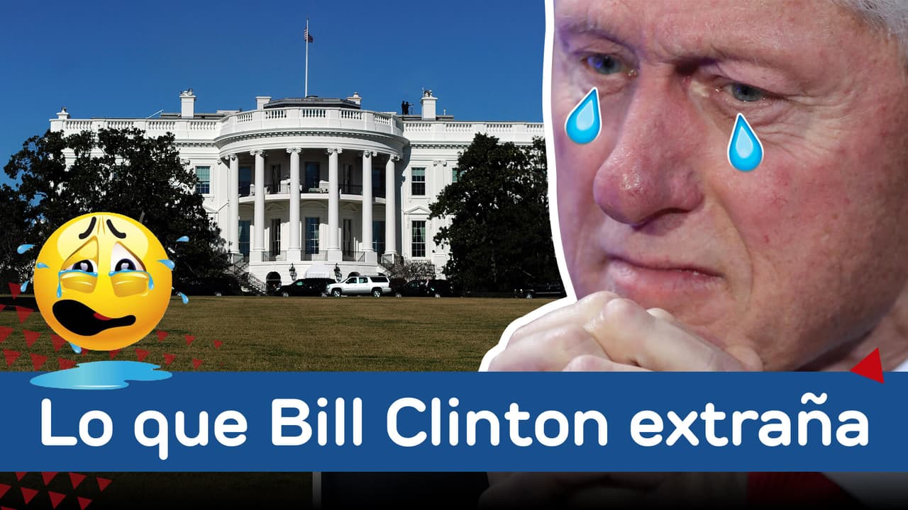 Escucha lo que más extraña el expresidente Bill Clinton de su presidencia