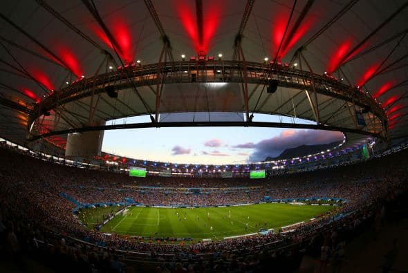 El mítico y hermoso estadio Maracaná, en Río de Janeiro.