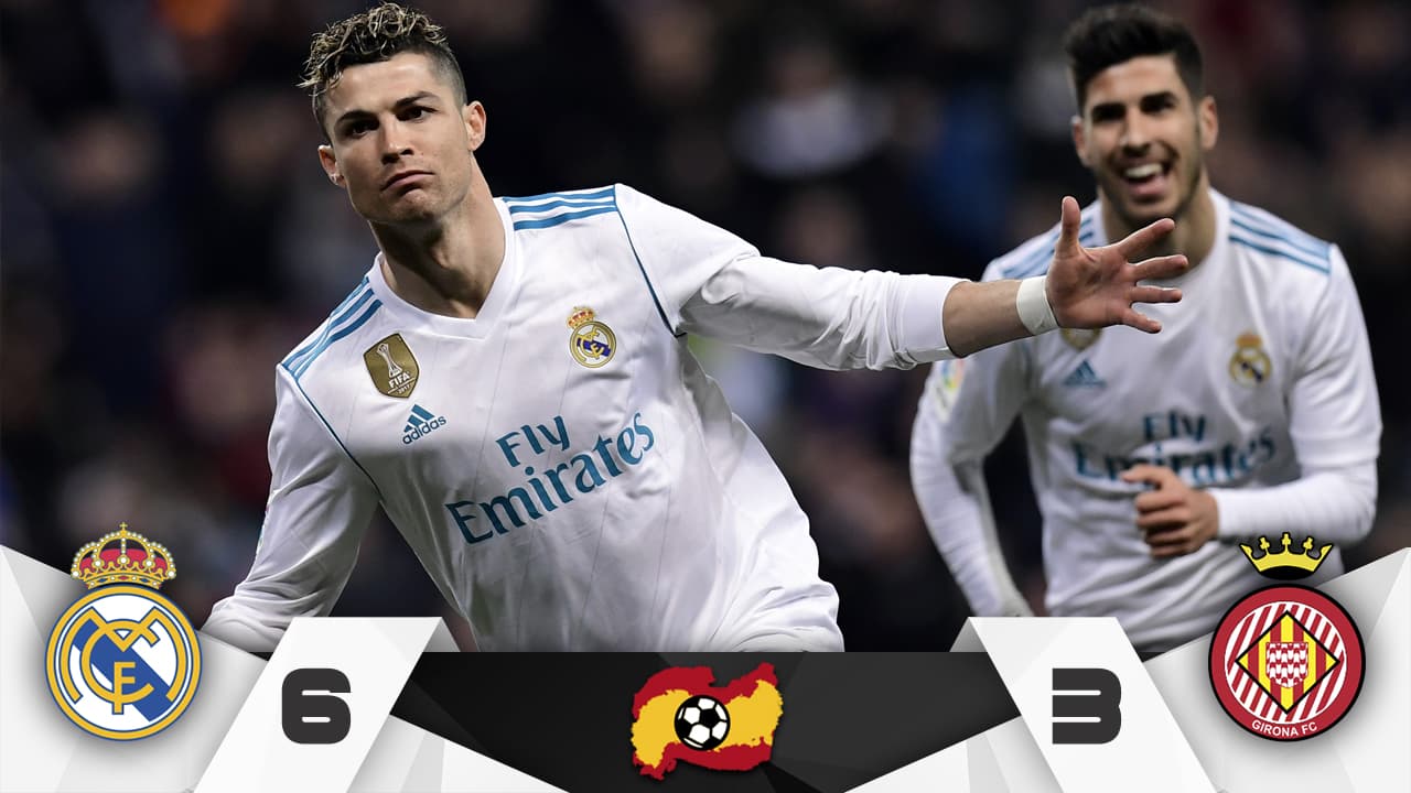 Real Madrid se desquita del Girona con goleada
