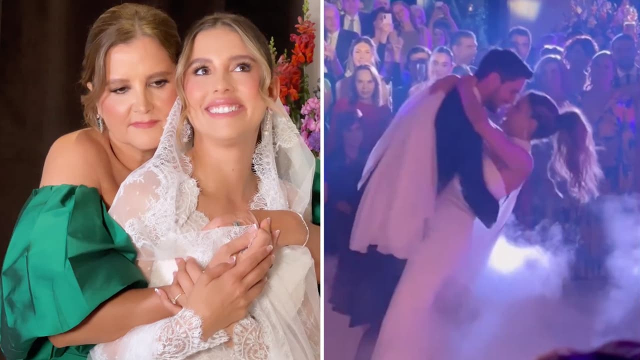La lujosa boda de Paulina Goto: detalles del vestido, la lluvia de burbujas y más