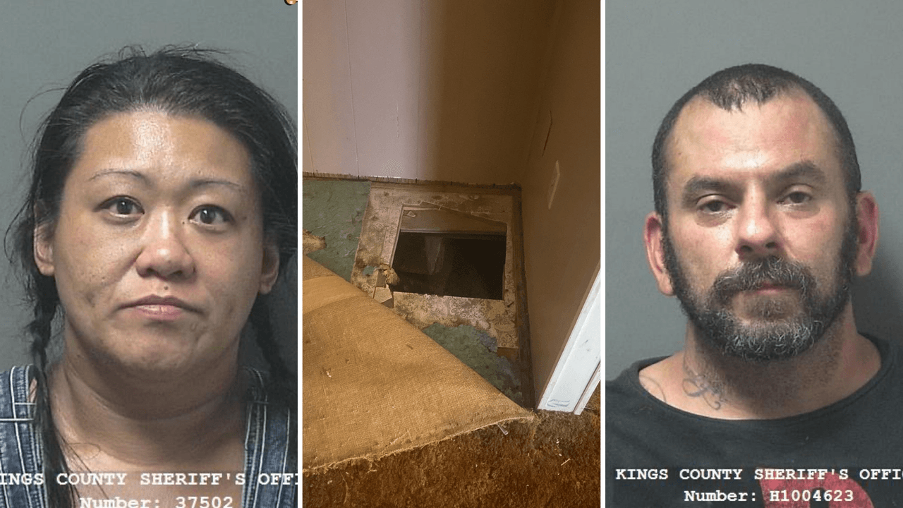 Dos personas fueron arrestadas tras invadir una casa móvil en Lemoore, una inclusive estaba escondida en el sótano