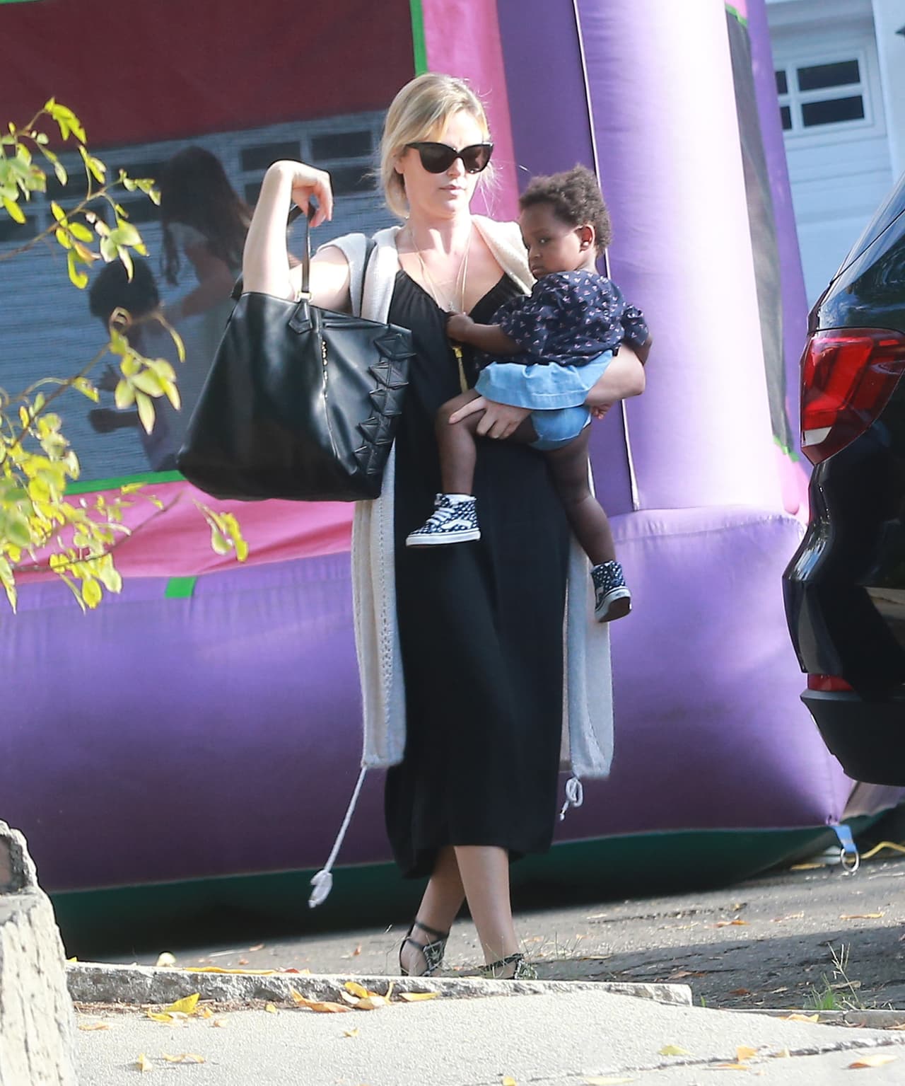 Adorables momentos entre la famosa y su hija.