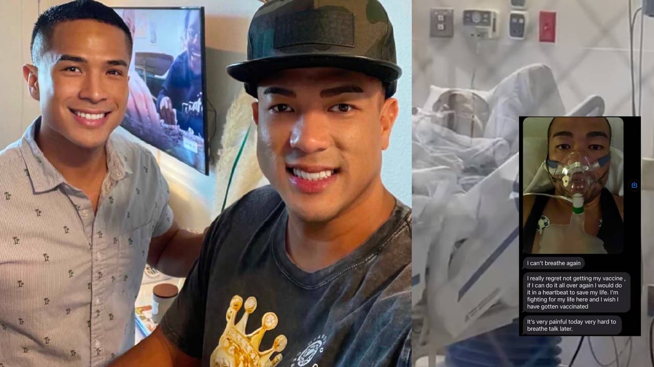 "Me arrepiento de no haberme vacunado": este fue el último mensaje de su hermano antes de morir por coronavirus