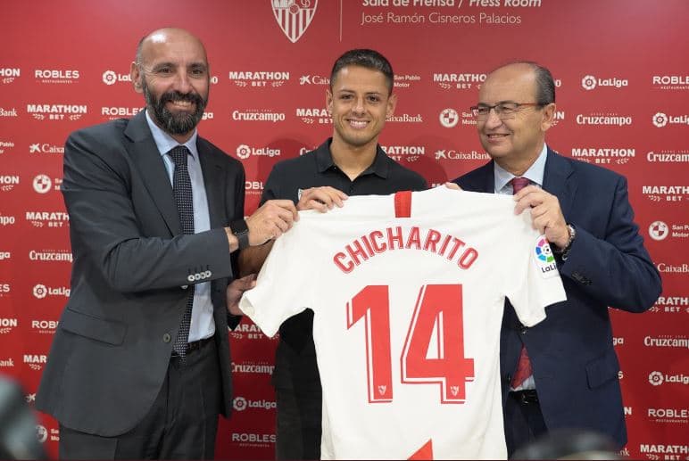 Oficial: ‘Chicharito’ Hernández es nuevo jugador del Sevilla