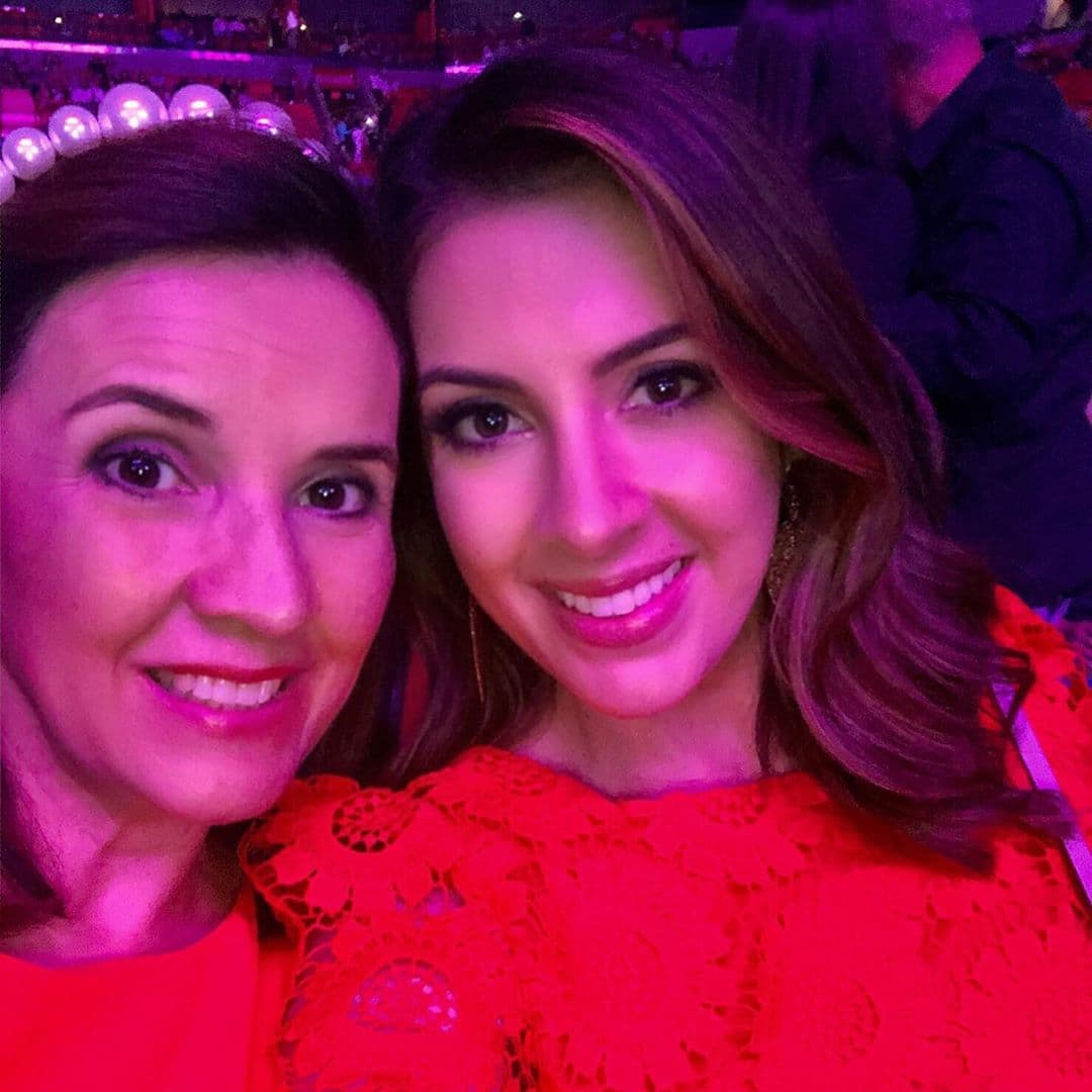 Maity Interiano tuvo una noche de convivencia entre madre e hija en el concierto de Marc Anthony.