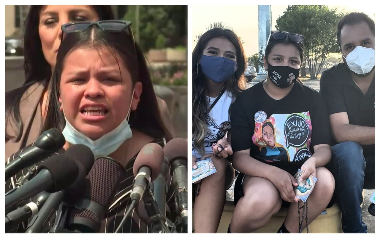 Esta es Lupe, la joven de 16 años que exige justicia por la muerte de su hermana Vanessa Guillén