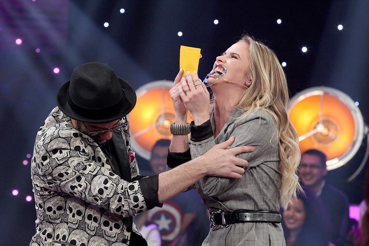 Su saliva tomó vida propia en este reto.