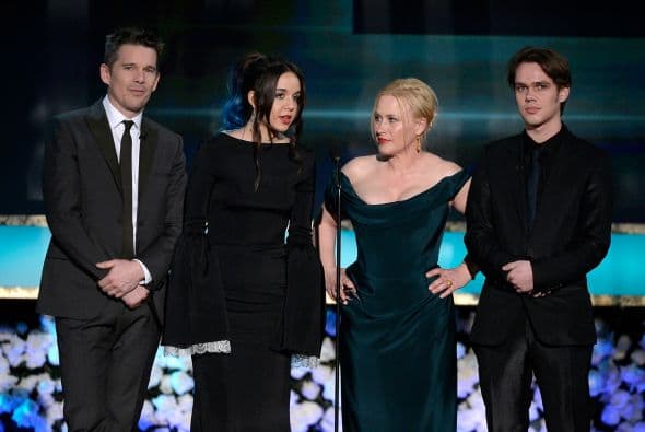 El elenco de 'Boyhood'.