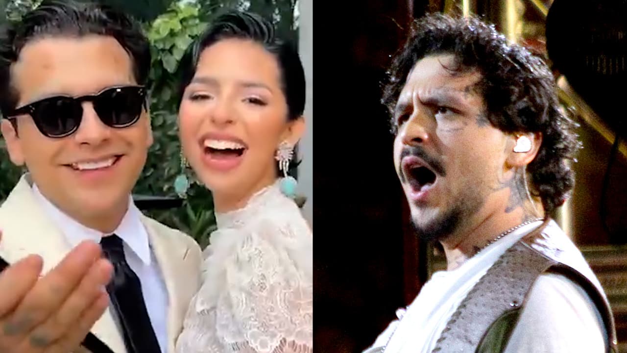 Nodal causa ataque de risa por imitar a Ángela Aguilar y le dicen “¿qué te pasa?”