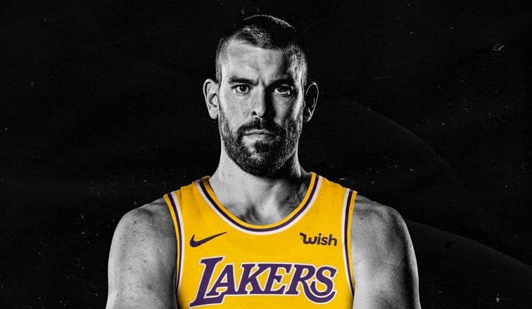 Actualmente Marc acaba de firmar contrato con Los Angeles Lakers por dos temporadas.