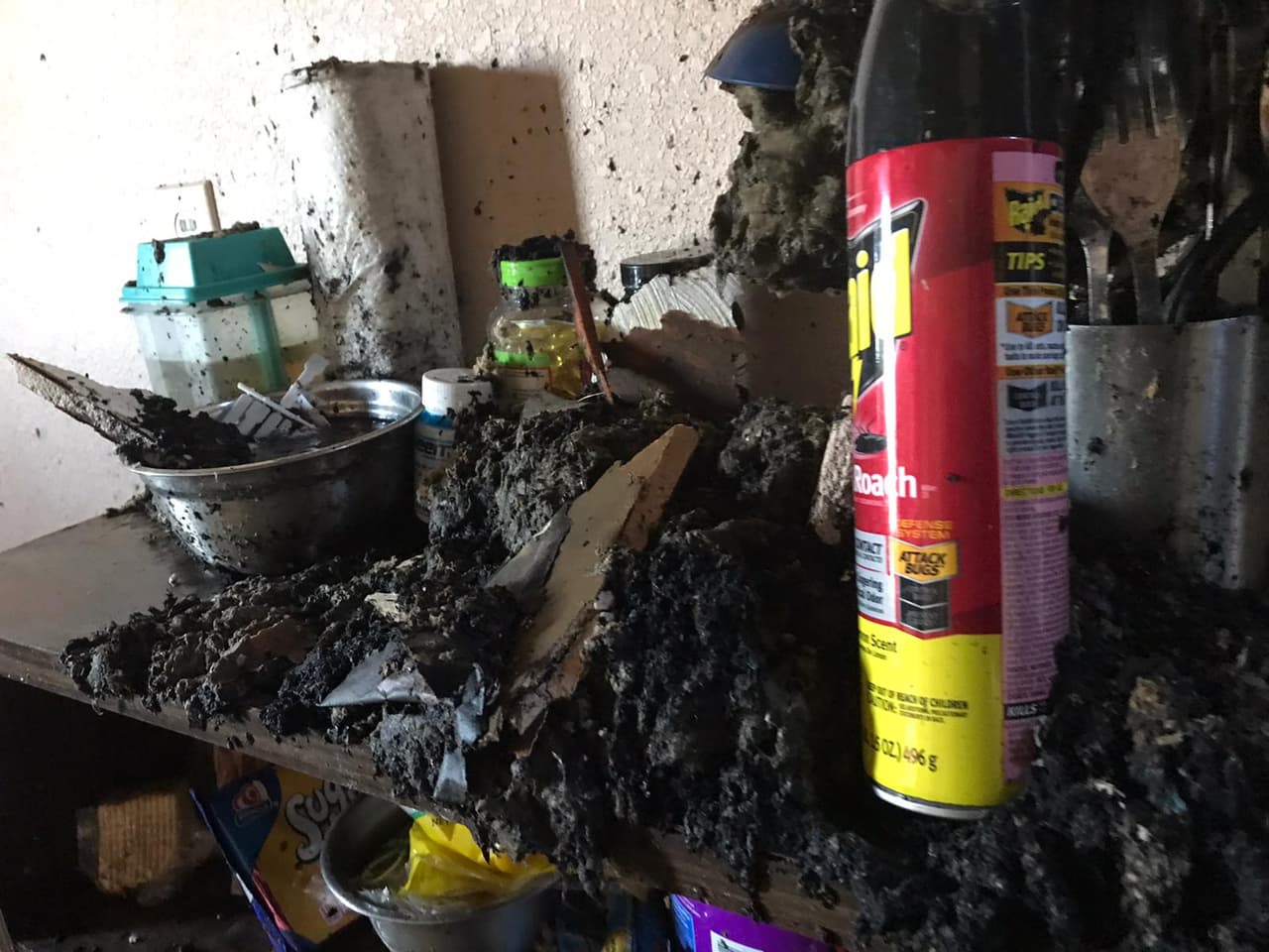 La familia cree que el incendio pudo haber iniciado por un cortocircuito.