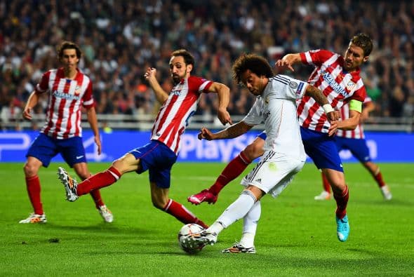 Físicamente los colchoneros ya no respondían y las llegadas del Madrid eran más frecuentes y peligrosas.