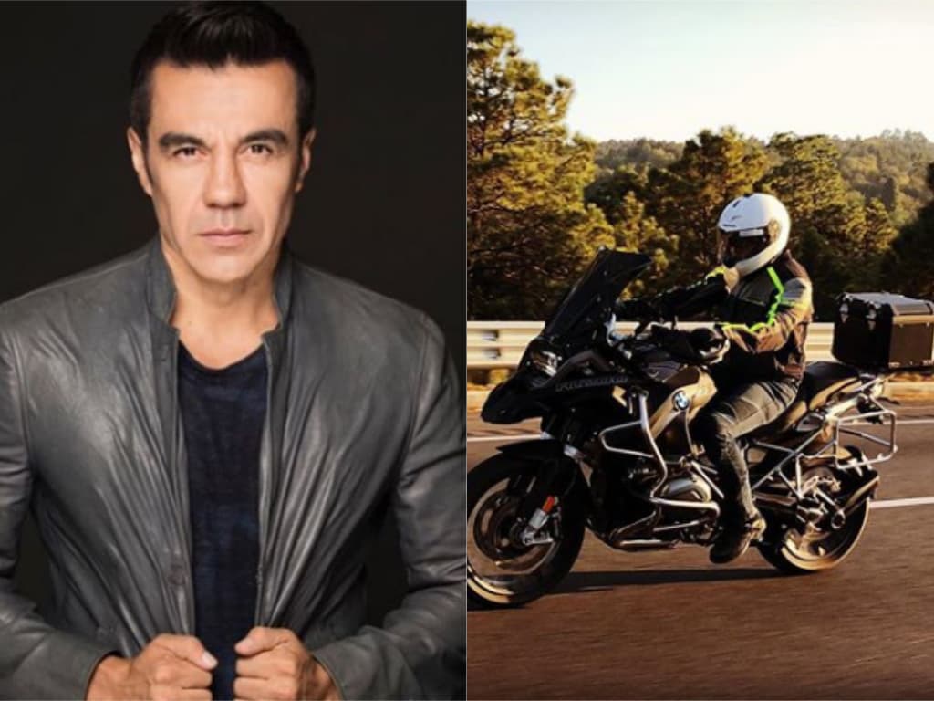 Adrián Uribe ahora es un sexy motociclista al ritmo de ‘Earth, Wind & Fire’
