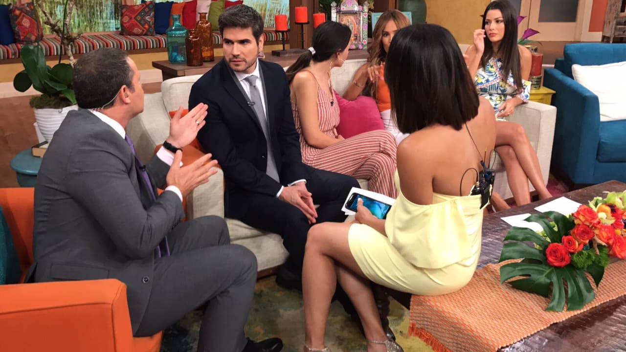 Detrás de cámaras, tanto Daniel como Zuria, estuvieron felices de estar en nuestra casa.