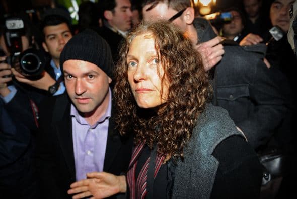 Christine Assange, madre del fundador de WikiLeaks, estuvo presente en la audiencia y dijo 'quiero agradecerle todos los que vinieron a mostrar su respaldo y todos aquellos que han expresado su interés'.