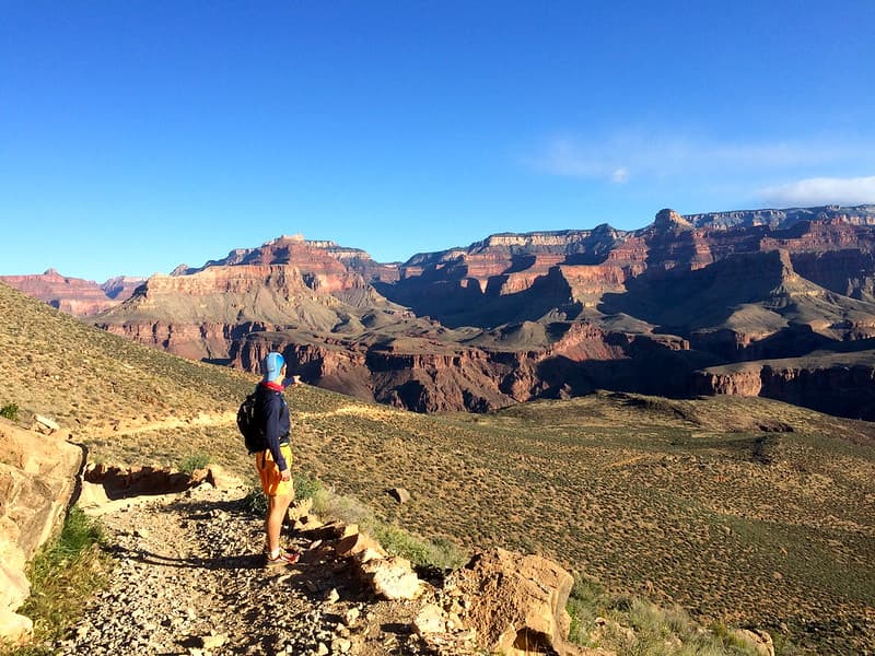 Aunque muchas personas se lanzan la larga y exhausta caminata, también hay la opción de bajar en mula.