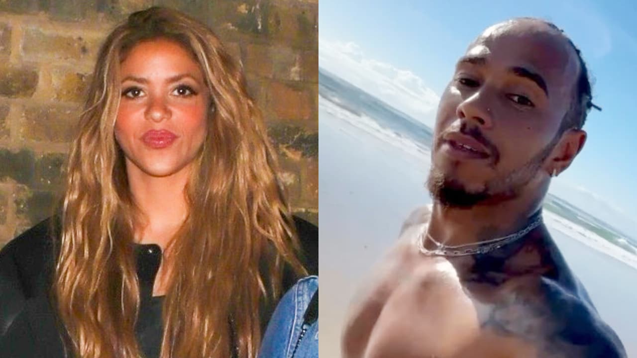 Shakira y Lewis Hamilton fueron captados "muy amigables" en una fiesta hasta altas horas de la noche