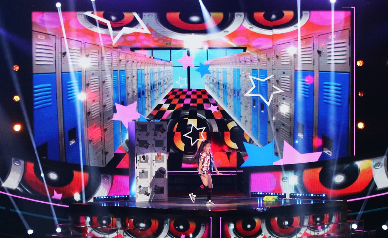 Andrea tuvo una de las peores presentaciones. Solo logró 7 puntos de promedio. Bailó 'Swalla' de Nicki Minaj y los jueces no tuvieron buenas críticas para esa pequeña.