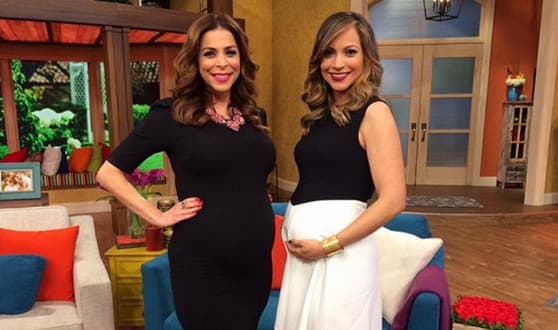 Las pancitas consentidas de la televisión. ¡Lourdes y Satcha, nos encanta verlas juntas!