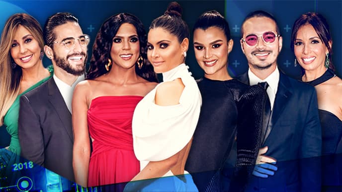 Lo mejor de la alfombra magenta de Premio Lo Nuestro 2018