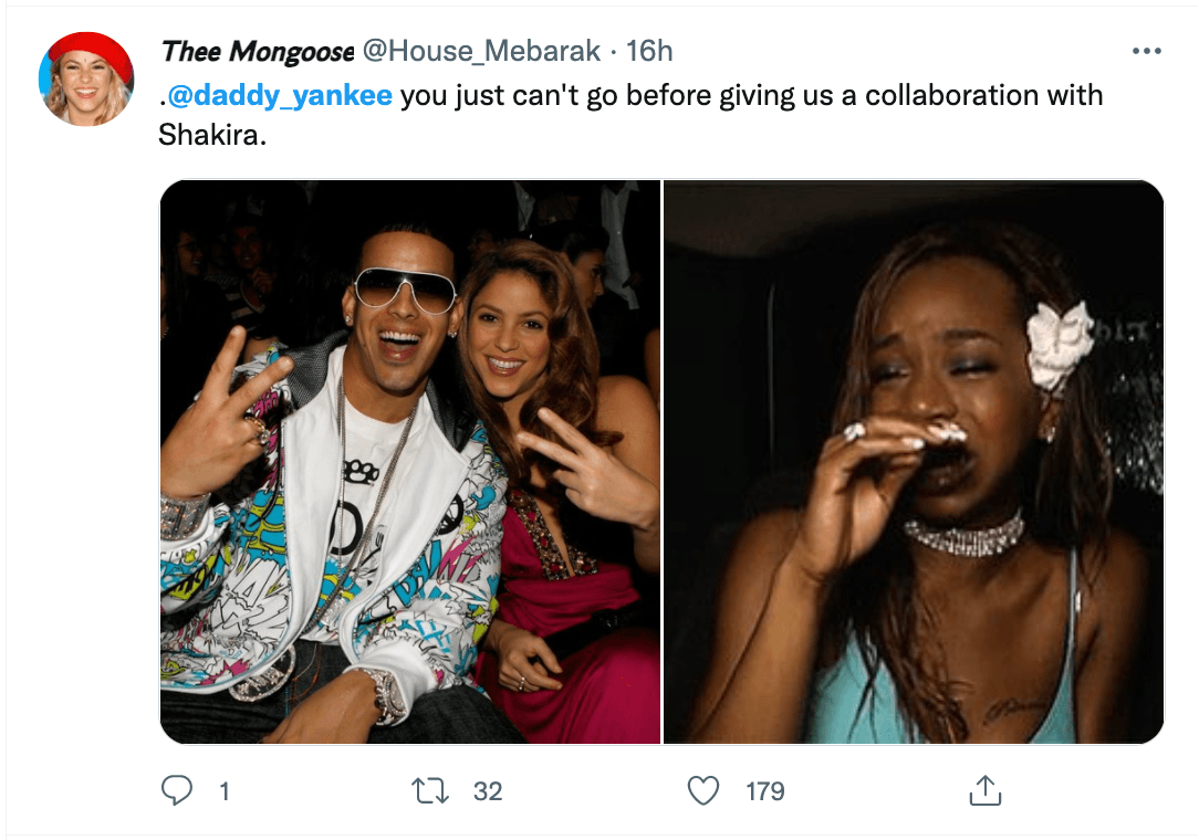 Los fanáticos de otros artistas, como los de Shakira, abrían la petición de que no podía retirarse antes de hacerles esa colaboración soñada.
<br>