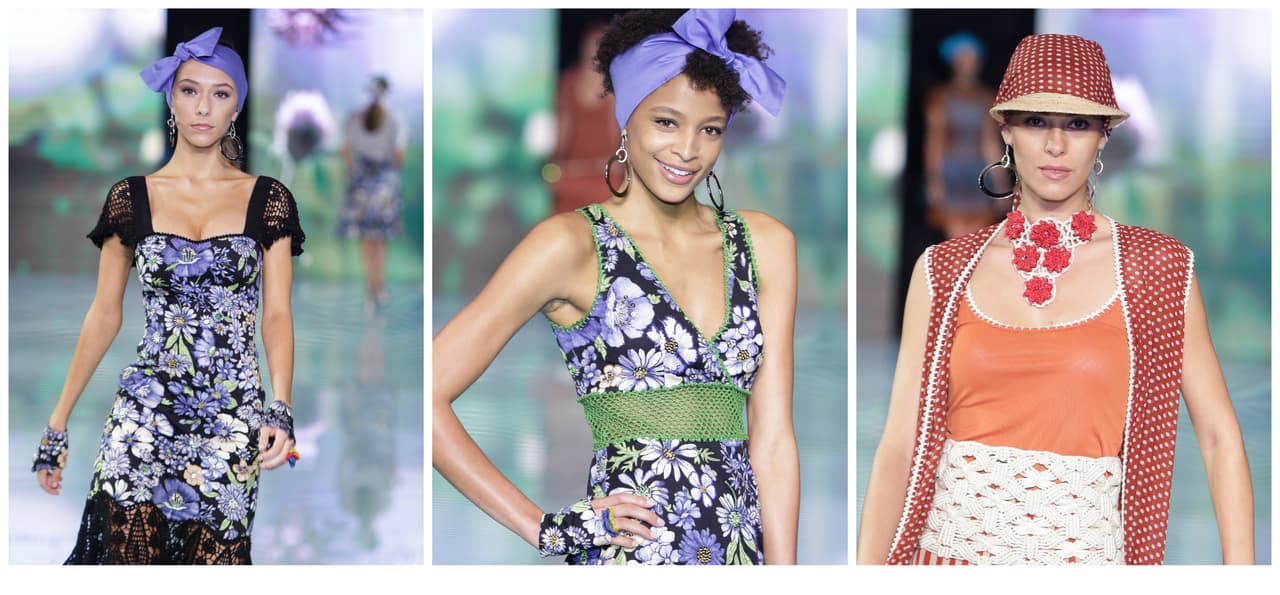 El croché vuelve como técnica para crear transparencias.