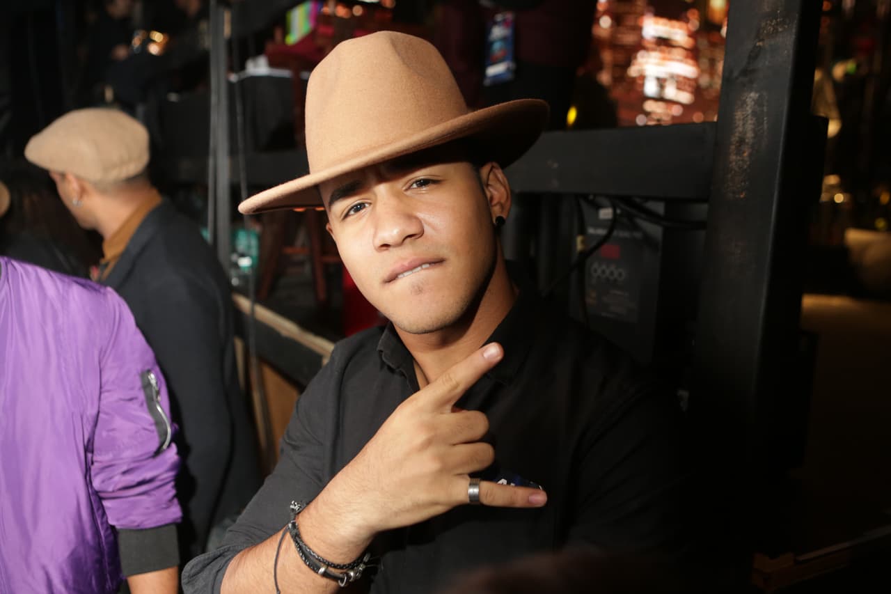 Richard Camacho llegó para brindar su apoyo a todos los chicos y chicas.