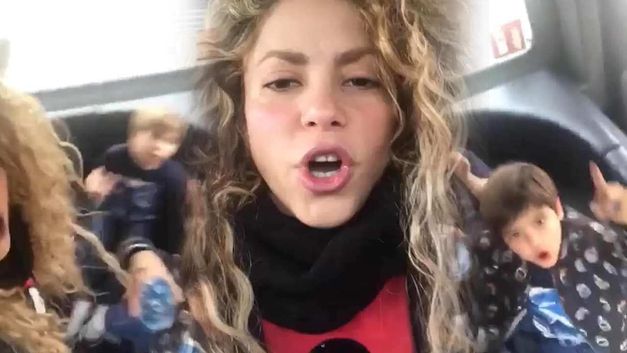Así celebraron Shakira y sus hijos el gol de Colombia