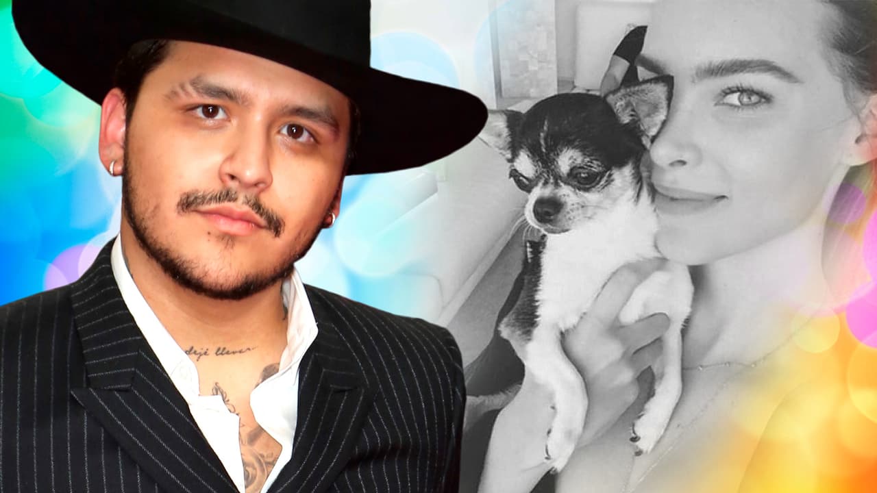 Christian Nodal celebra sus 22 años con el doble de Guizmo, el perro que se le murió a Belinda