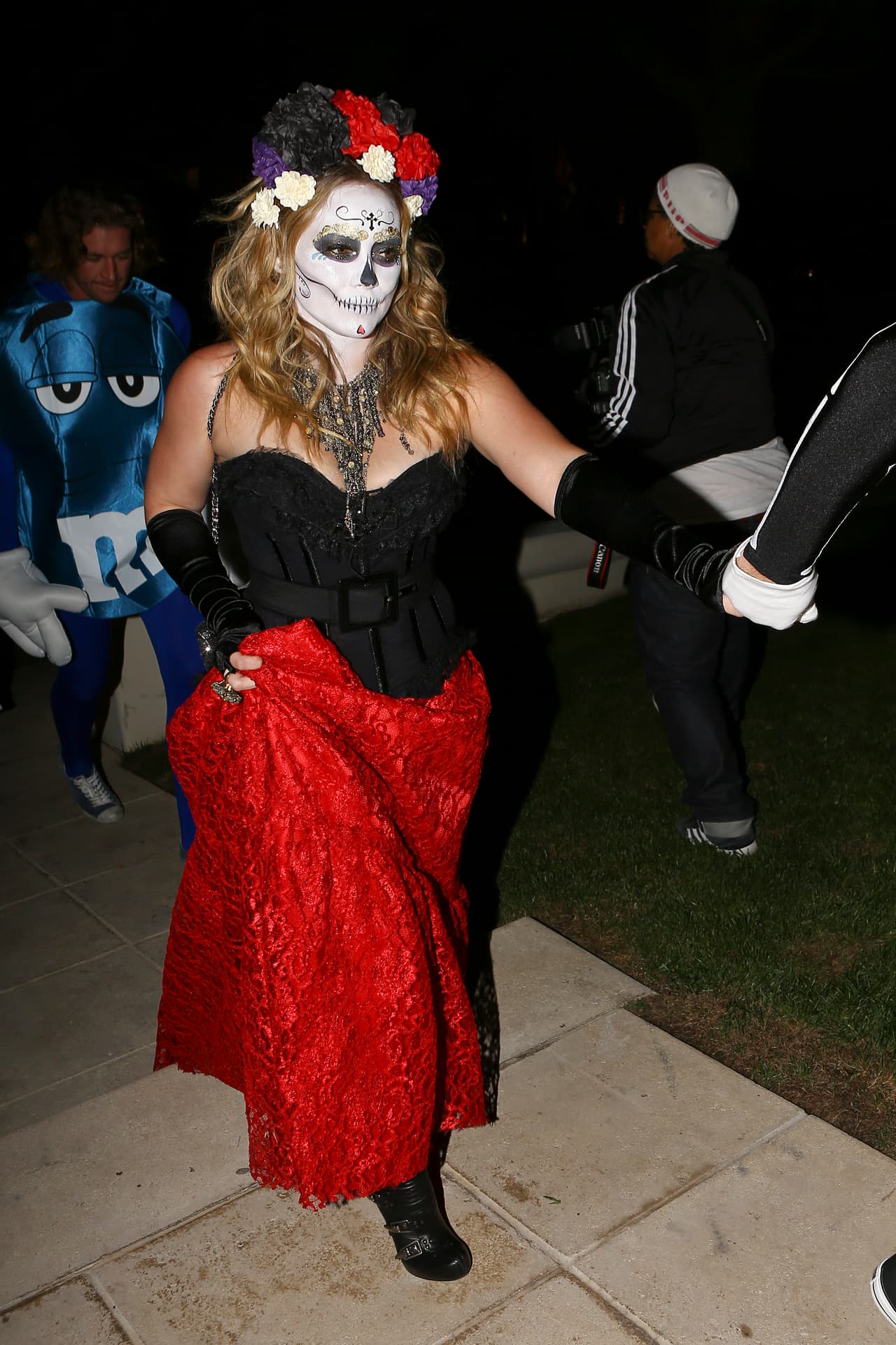 Por eso eligió a la catrina como el disfraz que usaría a la fiesta de Halloween que asistió en el año 2012.