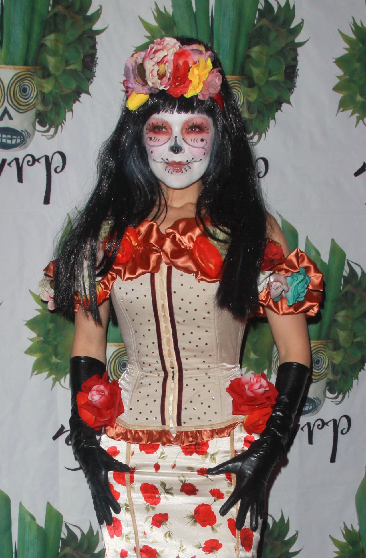 Ella asistió con este magnífico disfraz a una gala donde presentaban proyectos de restauración en la ciudad de Nueva York.