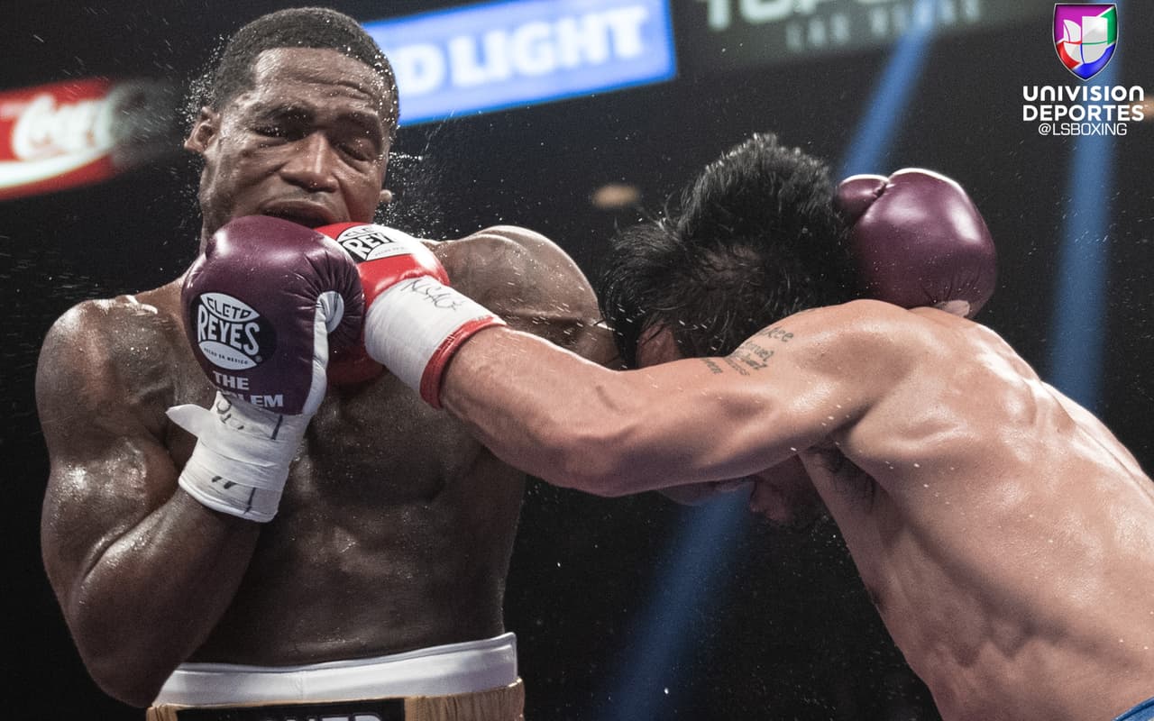 Manny Pacquiao se llevó la decisión unánime de los jueces con puntaje de 17-111, 116-112 x2. De esta forma retuvo su título mundial wélter de la AMB.