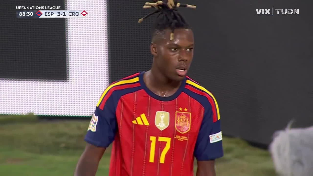 ¡Golazo de España! ¡Paren la masacre! Williams hace el 4-1