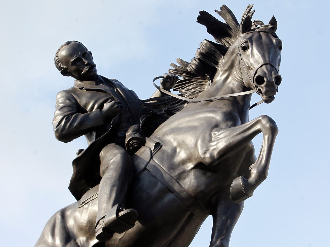 Marti was fatally shot in 1895 as he fought to win Cuban independence from Spain. He is perhaps the most sacrosanct figure in Cuban history, respected for his eloquent poetry and essays and his sacrifice for Cuban independence. He also spent 15 years in exile in the United States, mostly in New York, making him a potent symbol of U.S./Cuban relations.
<br>