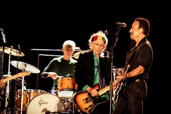 Los Rolling y Bruce se reunieron para deleite de todos sus fans en 2014. Fotos: Rock in Rio