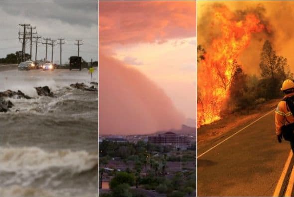 Sin embargo, este año tres eventos naturales han empañado los festejos.