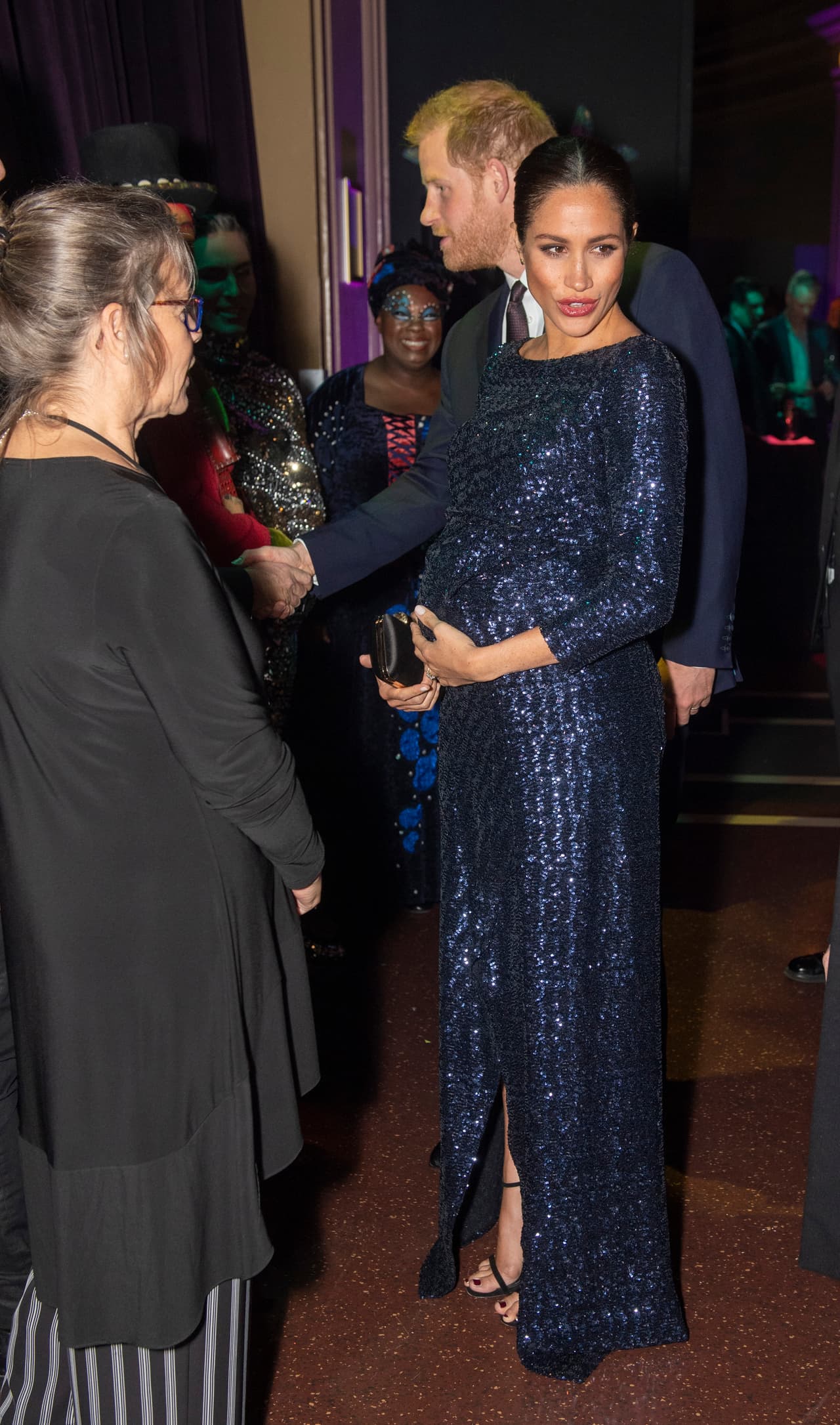 Cualquiera habría pensado que al igual que muchas embarazadas, estaba agotada, pero solo por momentos.