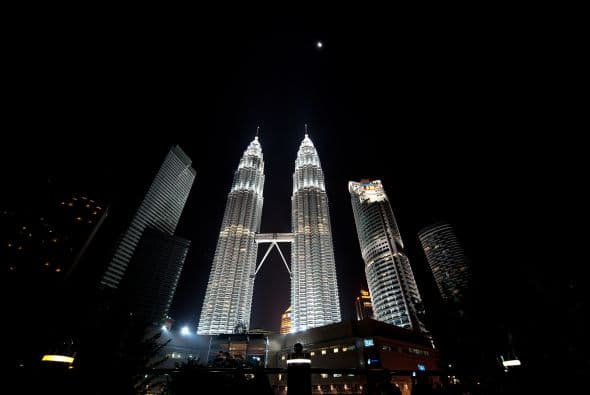 Las torres Petronas en Kuala Lumpur