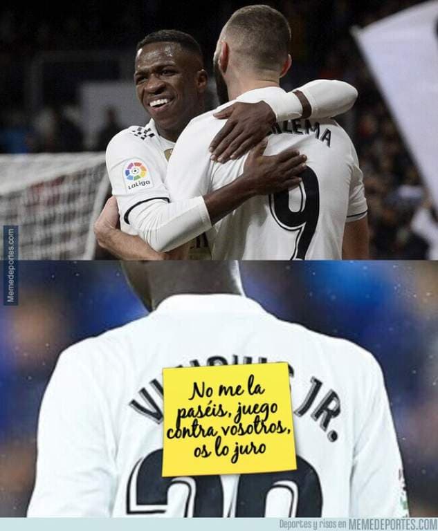 ¡Ni la goliza salvó al Real Madrid de los memes! | Hazard y Vinicius salieron salpicados del cotorreo en redes sociales tras el duelo ante el Huesca.