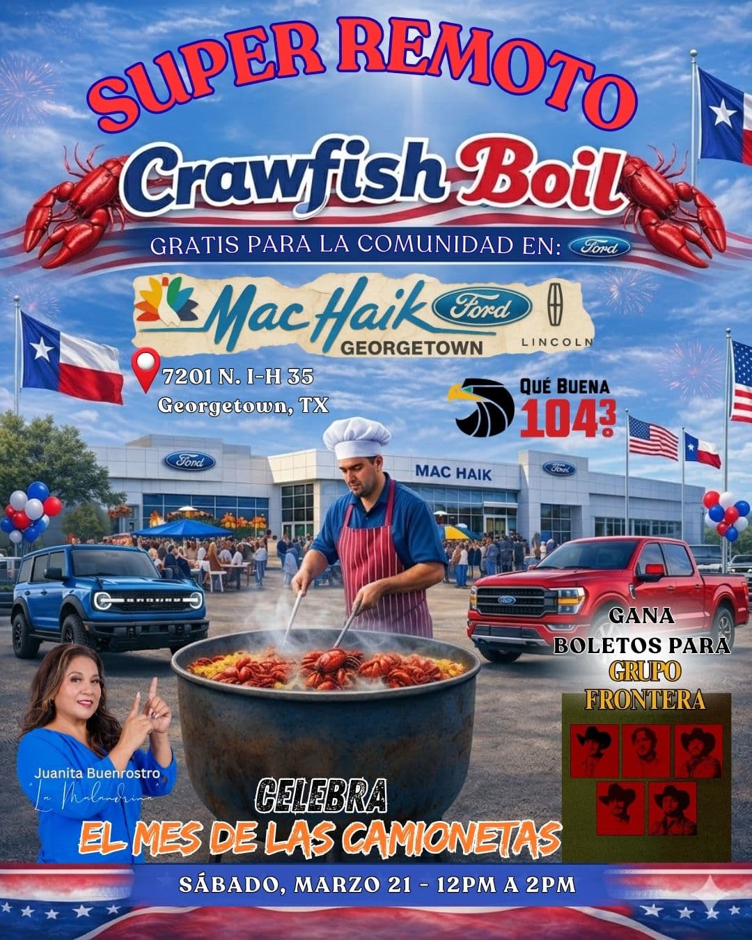 ¡Este sábado hay fiesta en Georgetown!